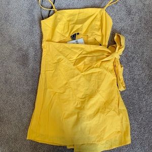 Forever 21 | tie up robe dress